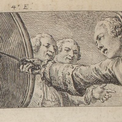 Phylakei contre un miroir convexe (Les Misotechnites aux enfers, fig6) - Cochin