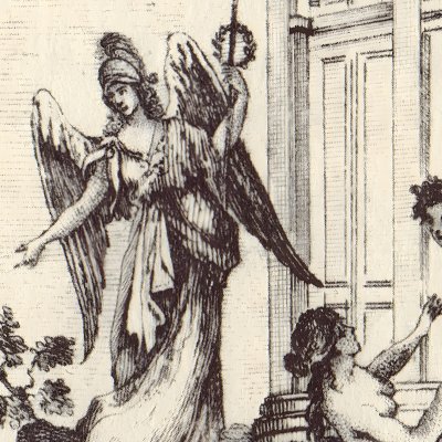 Justine punie, Juliette récompensée (Nlle Justine, 1799, frontispice)