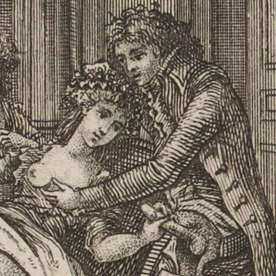 La Delmonse initie Justine chez la Desroche (Nlle Justine, 1799, ch1, fig2)