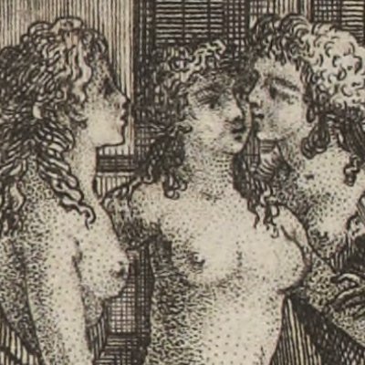 Justine dans la chambre de la Delmonse (Nlle Justine, 1799, ch2, fig3)