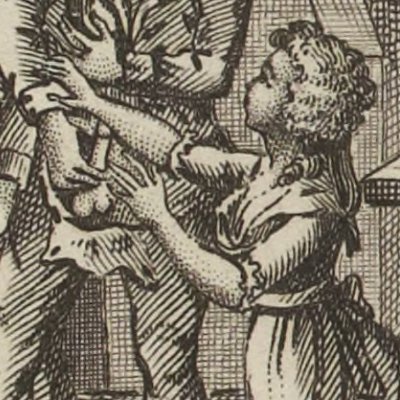 Justine livrée aux brigands par la Dubois (Nlle Justine, 1799, ch3, fig4) 