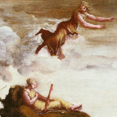 The abandonment of Psyche on the rock - Polydore by Caravaggio