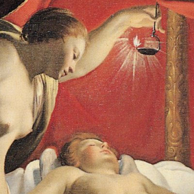 Psyché découvre Éros - Vouet
