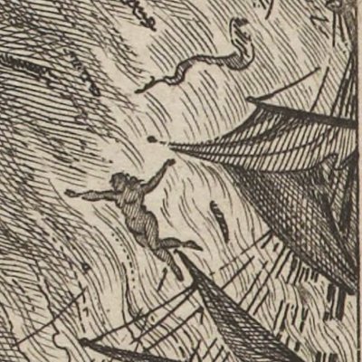 Jérôme fait exploser Joséphine sur son bateau (Nlle Justine, 1799, ch11, fig23)