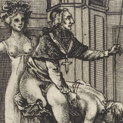 Eulalie décapitée par l’évêque de Grenoble (Nlle Justine, 1799, ch19, fig37)