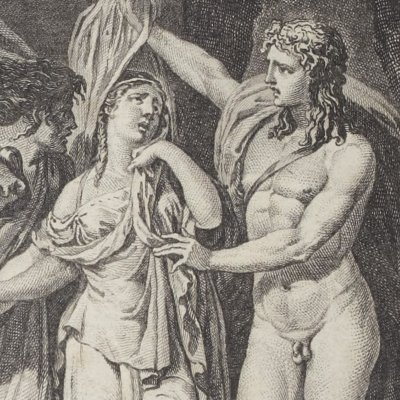 La Vertu entre la Luxure et l’Irréligion (Justine, Girouard, 1791, frontispice)