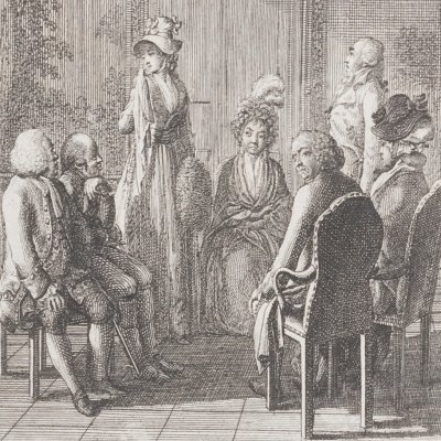 Les Harlowe jugent Clarisse (Clarissa, 1795 fig1) - Chodowiecki