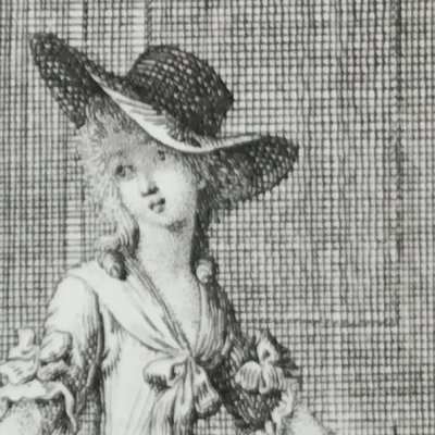 Clarisse interrompt Solmes (Clarisse, Barde/Mérigot 1785 fig2) - Chodowiecki