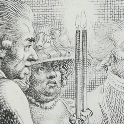 Lovelace présente Clarisse (Clarisse, Barde/Mérigot 1785 fig9) - Chodowiecki 