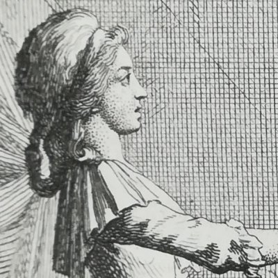 Clarisse accuse Lovelace (Clarisse, Barde/Mérigot 1785 fig13) - Chodowiecki 