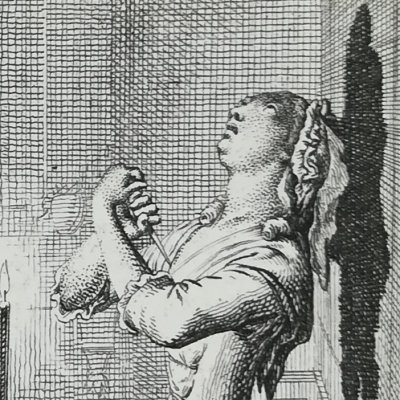 Clarisse menace de se suicider (Clarisse, Barde/Mérigot 1785 fg14) - Chodowiecki