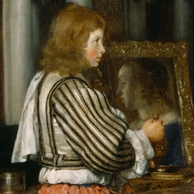 Femme à sa toilette - Terborch
