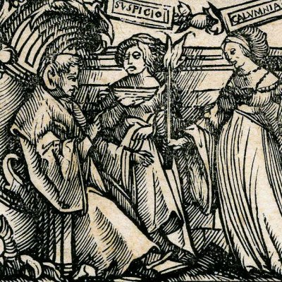 La calomnie (Dialogues platoniciens de Maxime de Tyr) - Ambrosius Holbein