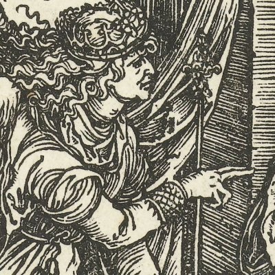 Annonciation (Vie de la Vierge, fig8) - Dürer