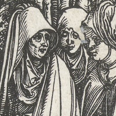 Visitation (Vie de la Vierge, fig9) - Dürer