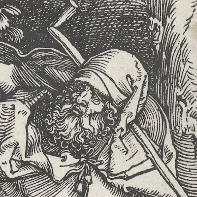 La fuite en Égypte (Vie de la Vierge, fig14) - Dürer