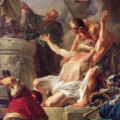 Saint André refusant d’adorer les idoles - Deshays