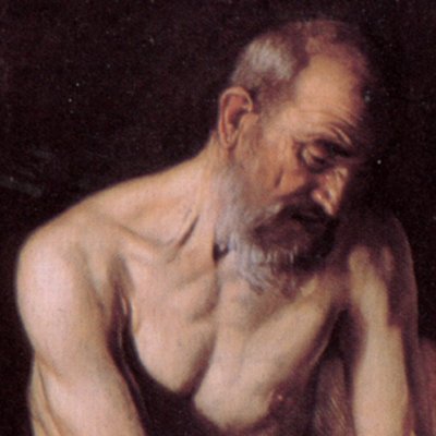 Saint Jérôme écrivant (version de La Valette) - Le Caravage