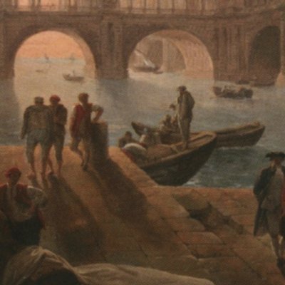 Port orné d’architecture - Robert