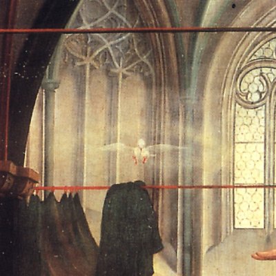 Retable d’Isenheim, l’Annonciation - Matthias Grünewald