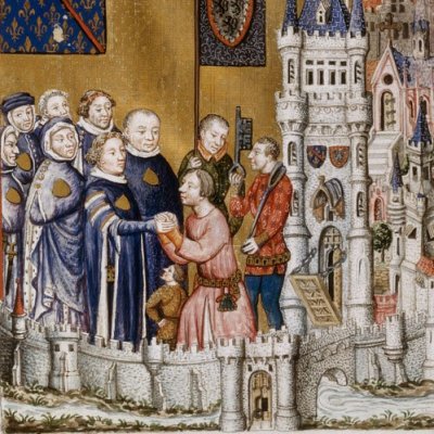 Homage from the lord of Bulles to Louis II of Bourbon (Clermont-en-Beauvaisis)
