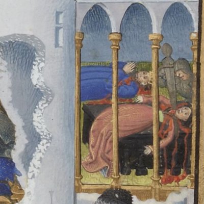 Genèse et guerre de Troie (P. Le Baud, Compilation des chroniques et histoires des Bretons, F7r)
