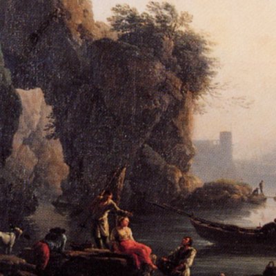 Marine, soleil couchant (série Noailles) - Vernet