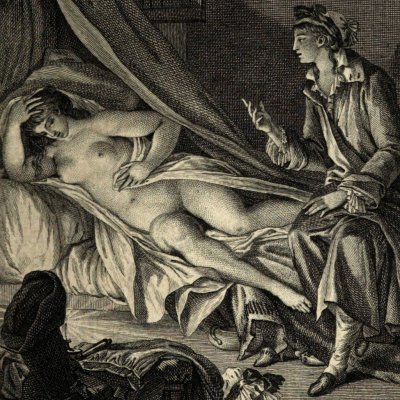 Valmont interroge la servante (Les Liaisons dangereuses, 1796 fig4) - Monnet