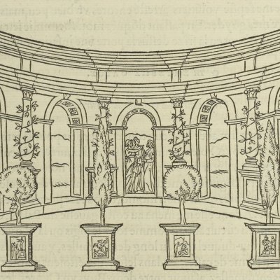 Le jardin de verre (Songe de Poliphile, 1546, F41v) - Jean Goujon
