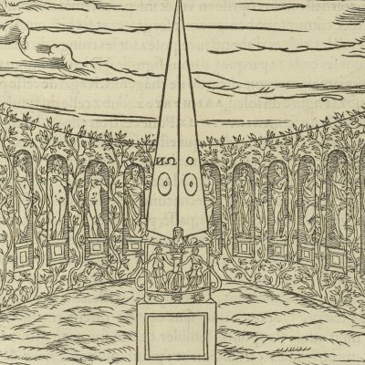 Le Jardin incompréhensible (Songe de Poliphile, 1546, F44r) - Jean Goujon