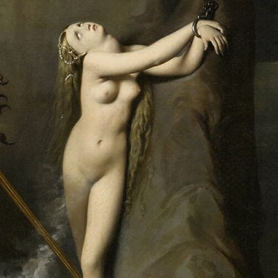 Roger délivrant Angélique (version du Louvre) - Ingres