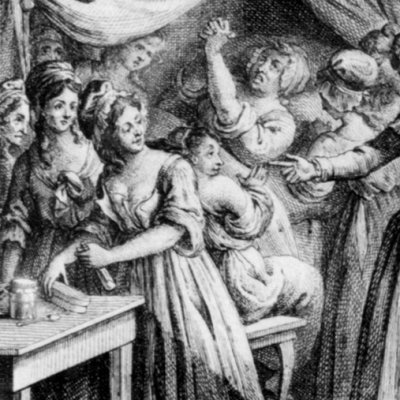 Belford visite Mme Sinclair (Clarisse, Barde/Mérigot 1785 fig20) - Schellenberg