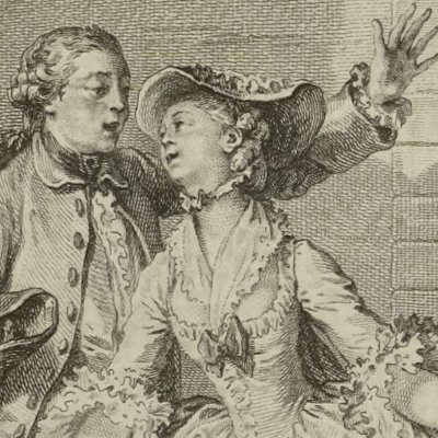 Saint-Preux accueilli à Clarens (Coll. compl. Londres, t2, 1774, NH fig7) - Moreau