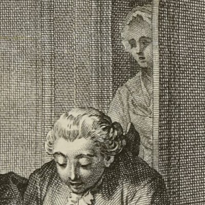 Le retour imprévu de Claire (Coll. compl. Londres, t2, 1774, NH fig11) - Moreau