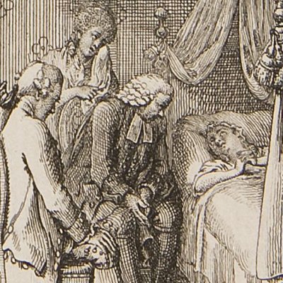 La prière de Julie (La Nouvelle Héloïse, 1782, fig. 12) - Chodowiecki