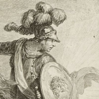 Victoire sans gloire de Roger (Roland furieux Brunet 1776 ch22) - Monnet