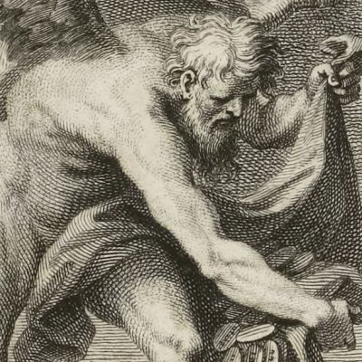 Le Temps jette les noms des vies dans l’Oubli (Roland furieux Brunet 1776, ch35) - Cipriani