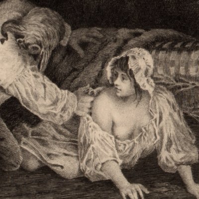 Jacques et Justine chez Bigre (Jacques le Fataliste Chamerot 1884) - Leloir