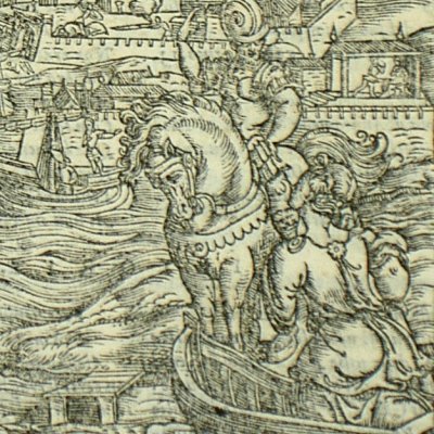 Roland en Normandie et en Hollande (Roland furieux Valvassori 1566, ch9)