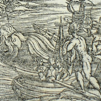 La trahison de Biren; Roger & l’orque (Roland furieux Valvassori 1566, ch10)
