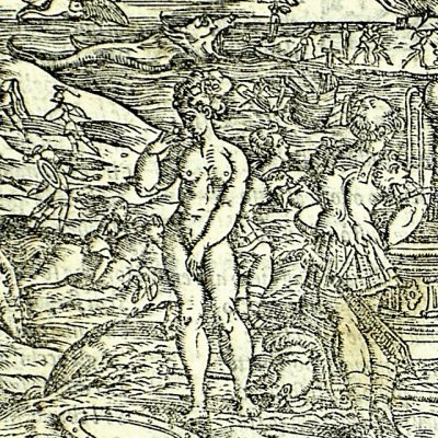 Angélique brutalisée par Roger (Roland furieux Valvassori 1566, ch11)