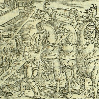 Rodomont, Mandricard & Doralice vont à Paris (Rolfur Valvassori 1566, ch25)