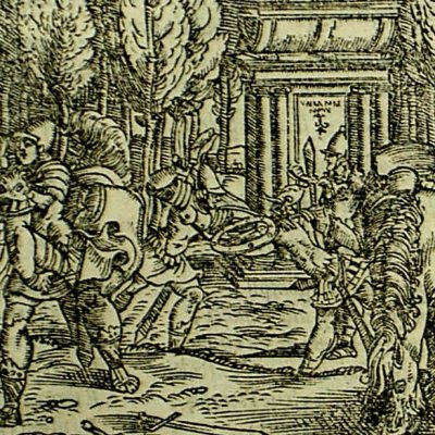 Roger & Marphise sont frères (Roland furieux Valvassori 1566, ch36)