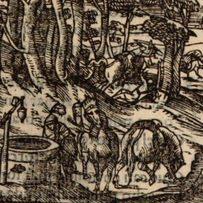 Roger et le bouclier d’Atlant (Roland furieux, Anvers Nucio 1554, ch22)