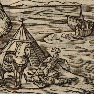 Roland venge Brandimart (Roland furieux, Anvers Nucio 1554, ch42)