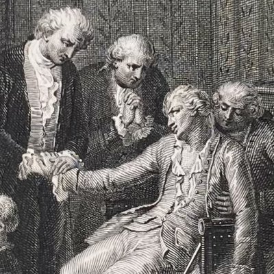 Mort de Valmont (Les Liaisons dangereuses, Londres 1820 fig5) - Dévéria