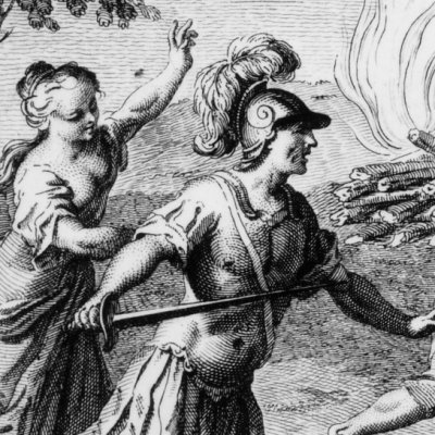 Roger délivre Richardet (Roland furieux Venise Zatta 1776, ch25)