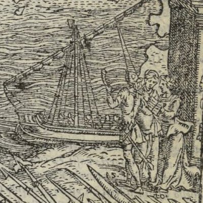Agramant à la porte de Paris ; exploits d’Astolfe (Rol. furieux, Valgrisi, ch15)