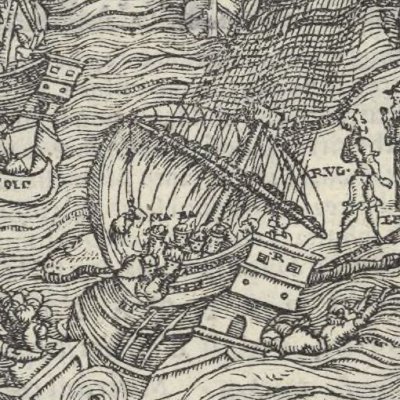Roger et Dudon cessent le combat (Roland furieux, Valgrisi, chant 41)