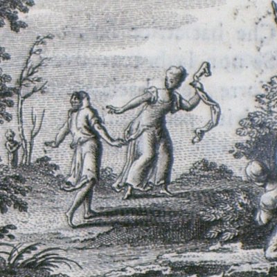 Le jeu de colin-maillard (Il Pastor fido, acte III, Venise, Zatta, 1788)